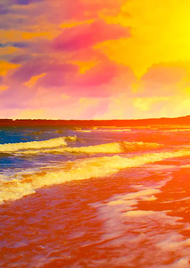 Beautiful Deserted Beach A