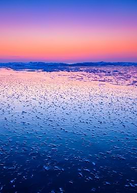 Colorful Sunset At The Sno