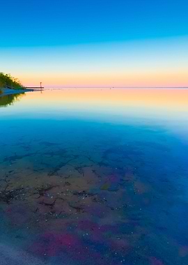 Beautiful Seascape Of Bay