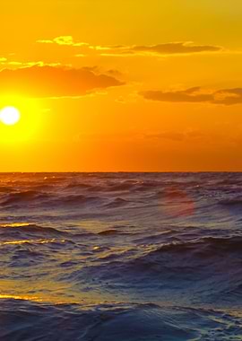 Beautiful Seascape With Su