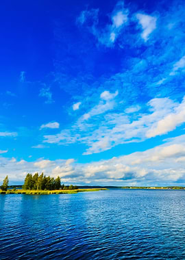 Lake And The Dramatic Clou