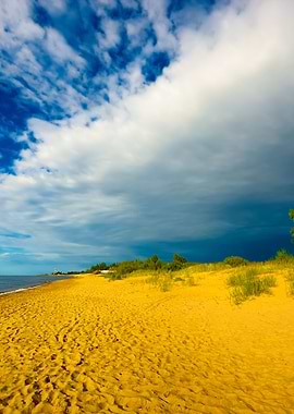 Baltic Sea Shore Riga Latv