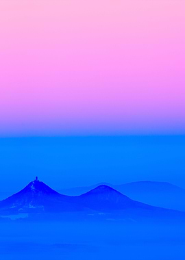 Bezdez Hill Blue Winter La