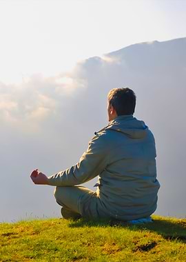 Fresh Sunrise At Mountain