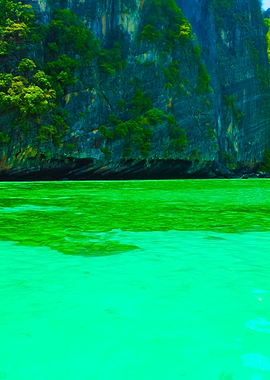 Beautiful Blue Sea From So