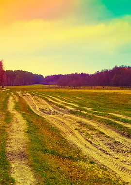 Rural Autumn Landscape Dir