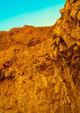 Rock On Masada Fortress In