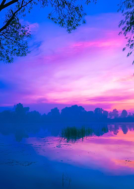 Early Morning Dawn Over Th