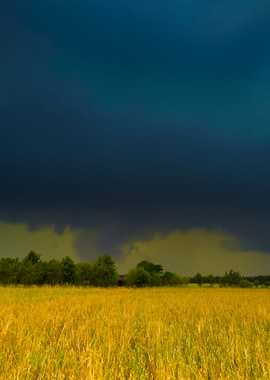 Dark Stormy Clouds Over Co