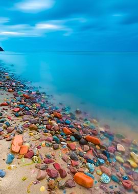 Rocky Sea Shore At Sunrise