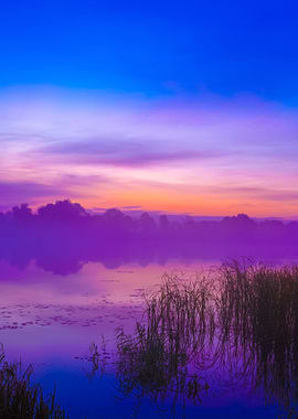 Early Morning Dawn Over Th