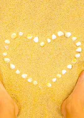 Closeup Of Female Feet At