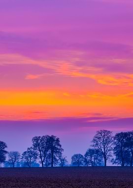 After Sunset Colorful Sky