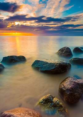 Rocky Baltic Sea Shore