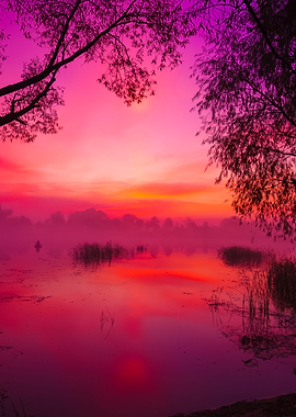 Early Morning Dawn Over Th