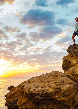 Young Casual Man Standing
