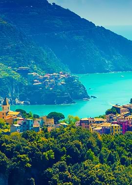 Rocky Sea Coast Ligurian S