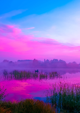 Early Morning Dawn Over Th