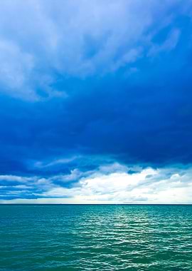 Samui Sea With Cloud Befor