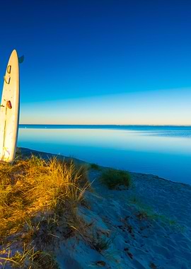 Surfing Board Pounded In S