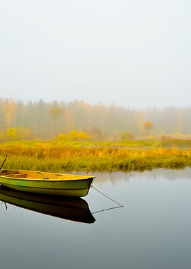 River And A Boat Scene Dur