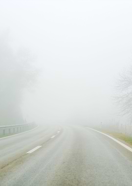 Road In Fog