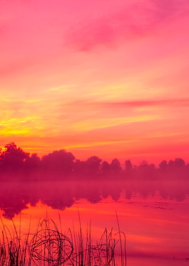 Early Morning Dawn Over Th