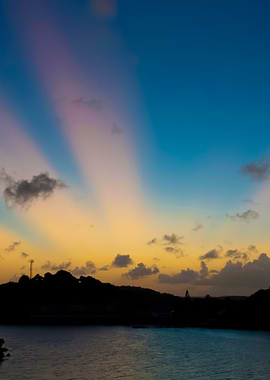 Sunset Rays Of Light