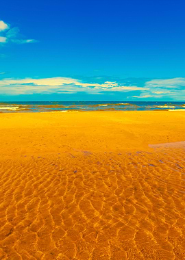 The Beach At High Tide