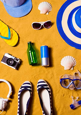 Summer Vacation Compositio