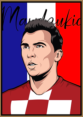 Mario Mandzukic Pop Art