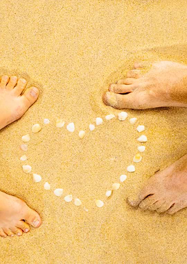 Closeup Of Female And Male