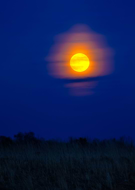 Full Moon Over Rural Lands