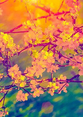 Vintage Blossoming Apple T