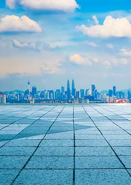 Panoramic Skyline And Buil