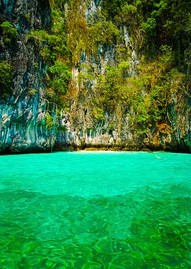 Beautiful Blue Sea From So