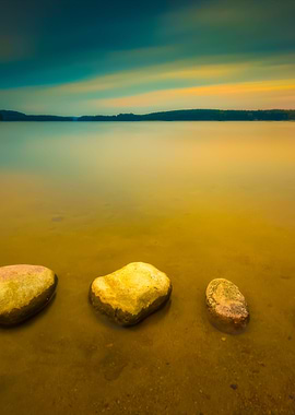 Long Exposure Landscape Of