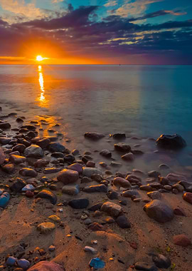 Rocky Shore Of Sea Long Ex