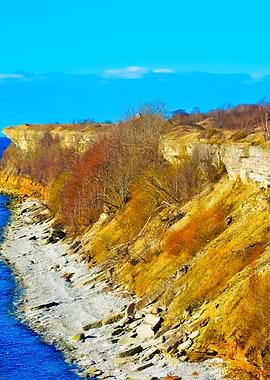 Old Lighthouse On The Clif
