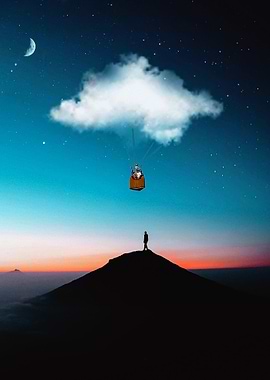 Magic Night Cloud Balloon