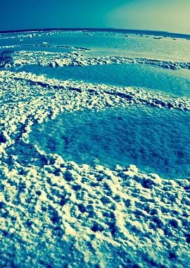 Dead Sea Shore In The Nigh