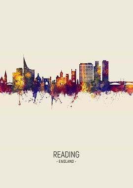 Reading England Skyline