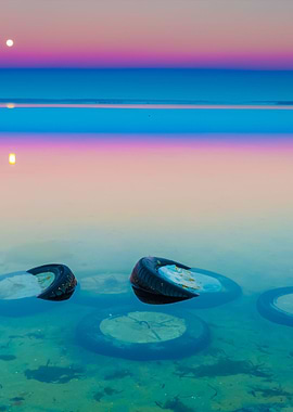 Beautiful Seascape Of Bay