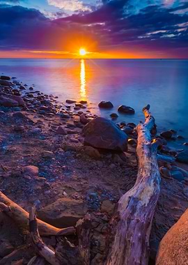 Rocky Baltic Sea Shore