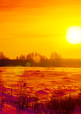 Beautiful Winter Sunset