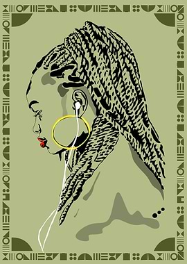 lady with the red lips