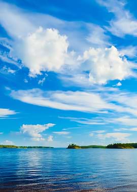 Saimaa Lake In Finland