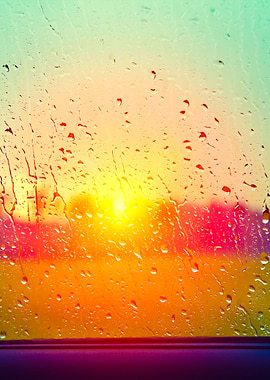 Driving A Car In The Rain