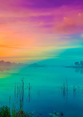 Early Morning Dawn Over Th