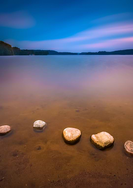Long Exposure Landscape Of